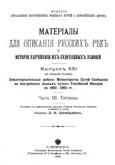 Цимбаленко Л.И. Материалы для описания русских рек и истории улучшения их судоходных условий  Россия. М-во путей сообщения. Вып. 21 : Землечерпательные работы Министерства путей сообщения на внутренних водных путях Российской Империи в 1902-1905 г...